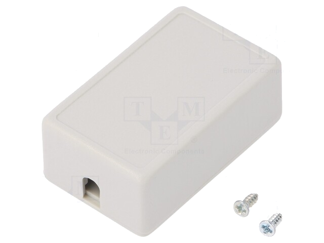 Behuizing: voor voedingseenheid; X: 28mm; Y: 45mm; Z: 18mm; ABS Behuizing: voor voedingseenheid; X: 28mm; Y: 45mm; Z: 18mm; ABS